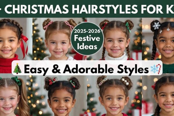 22+ Christmas Hairstyles for Kids in 2025-2026
