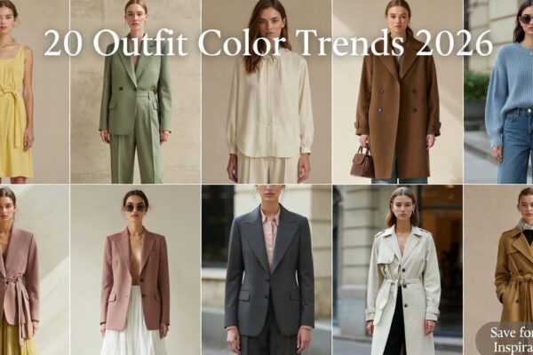 20 Outfit Color Trends 2026 You'll See Everywhere