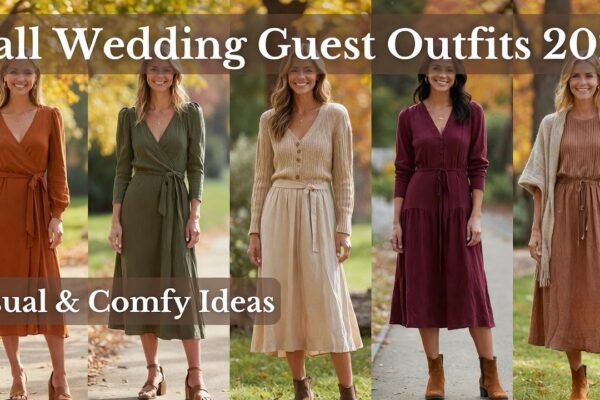 22 Wedding Style Inspo for Fall 2026 Guests: Casual and Comfy Ideas