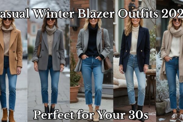 21 Casual Winter Outfit Ideas for Your 30s 2026: Blazer Styling