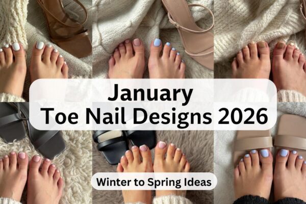 January 2026 Toe Nail Design Ideas: Winter to Spring
