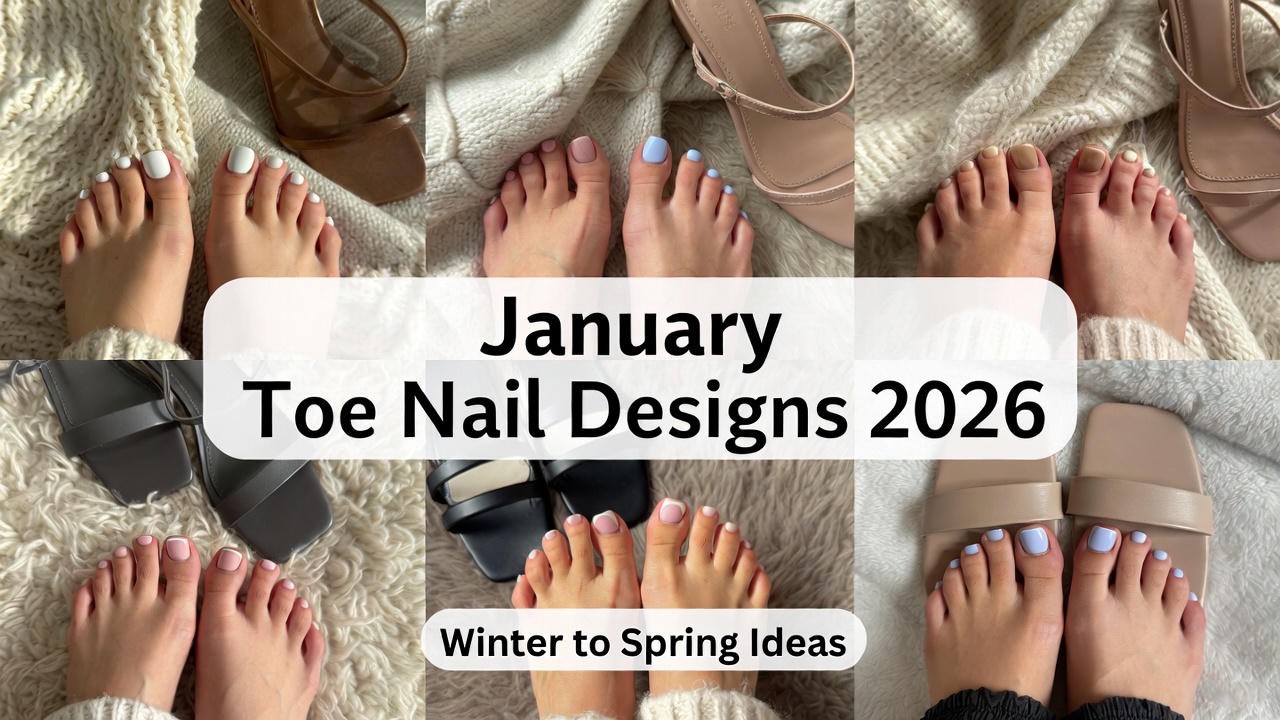 January 2026 Toe Nail Design Ideas: Winter to Spring