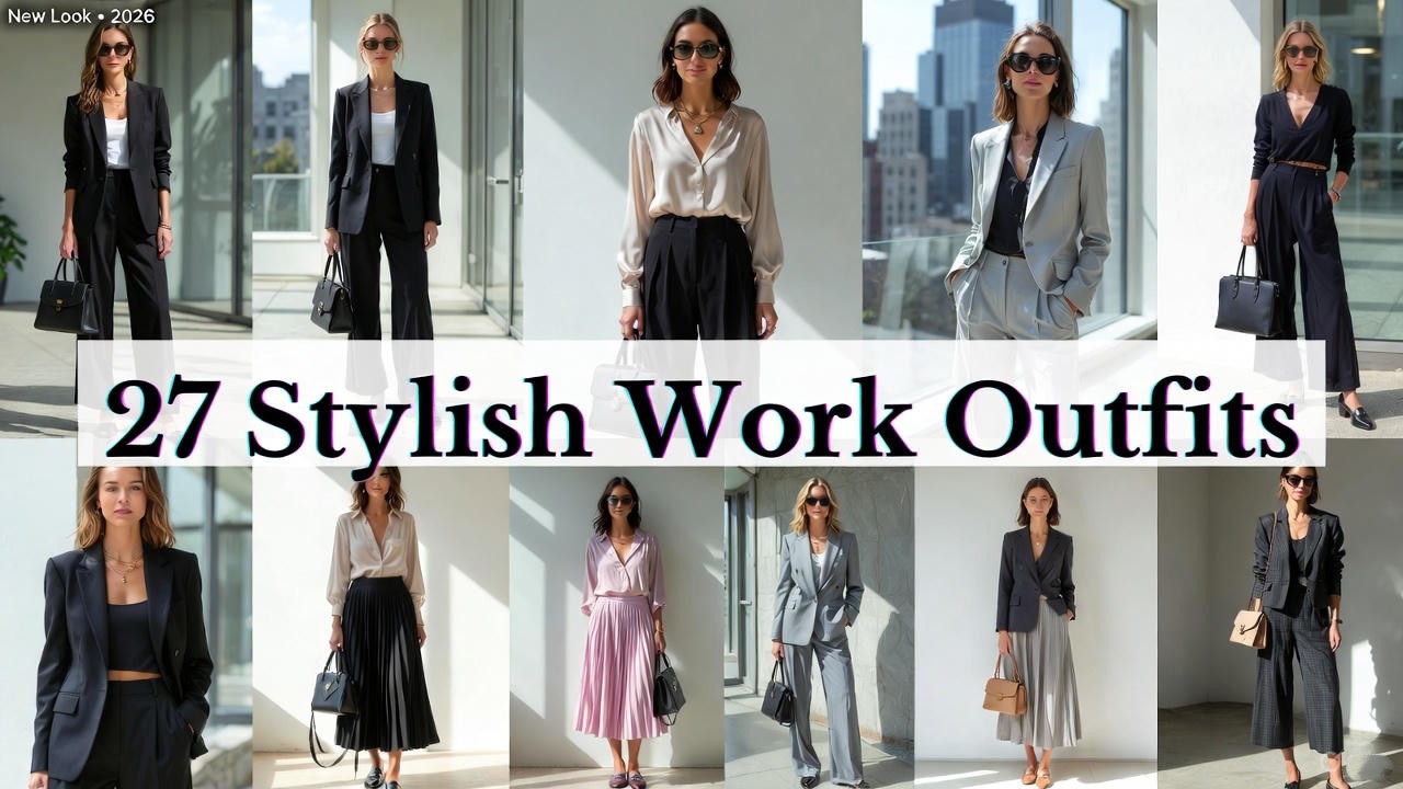 27 Stylish Work Outfits for Women 2026: Chic and Professional