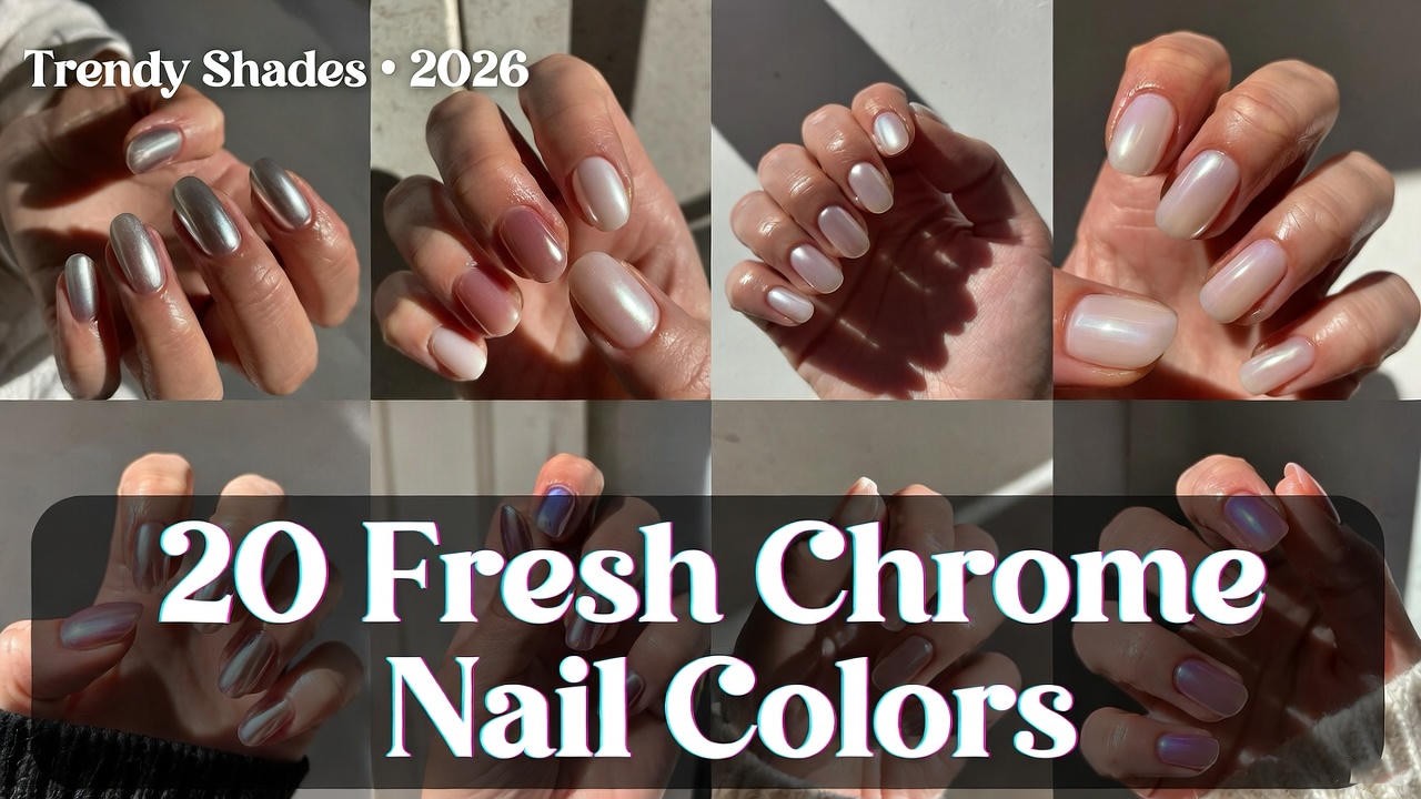20 Fresh Chrome Nail Color Ideas 2026: Trendy Shades