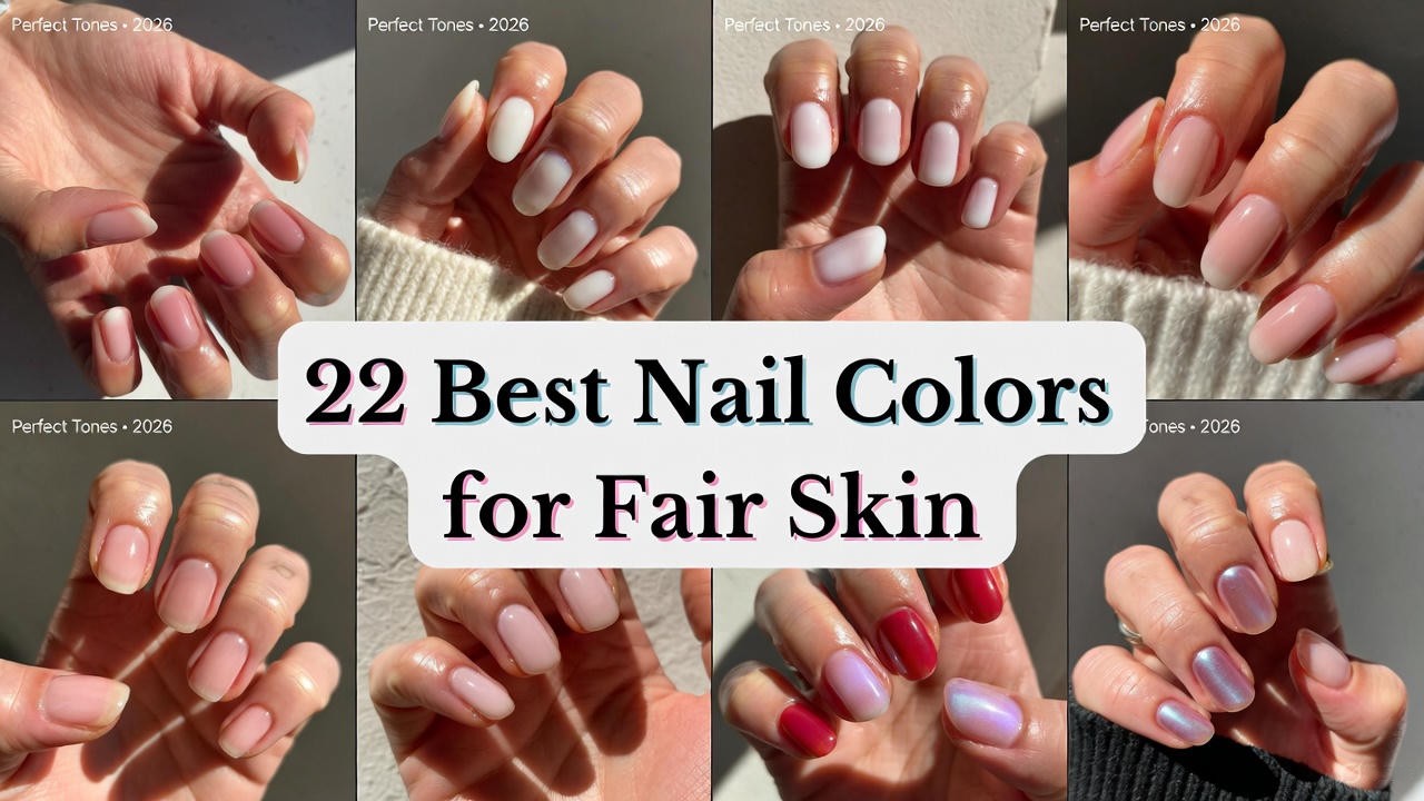 22 Nail Colors for Fair Skin 2026: Best Tones