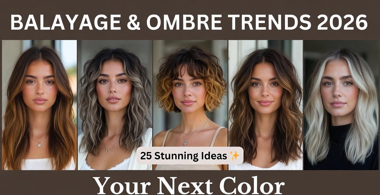 25 Balayage Hair Style 2026 Trends Ombre Ideas for Women