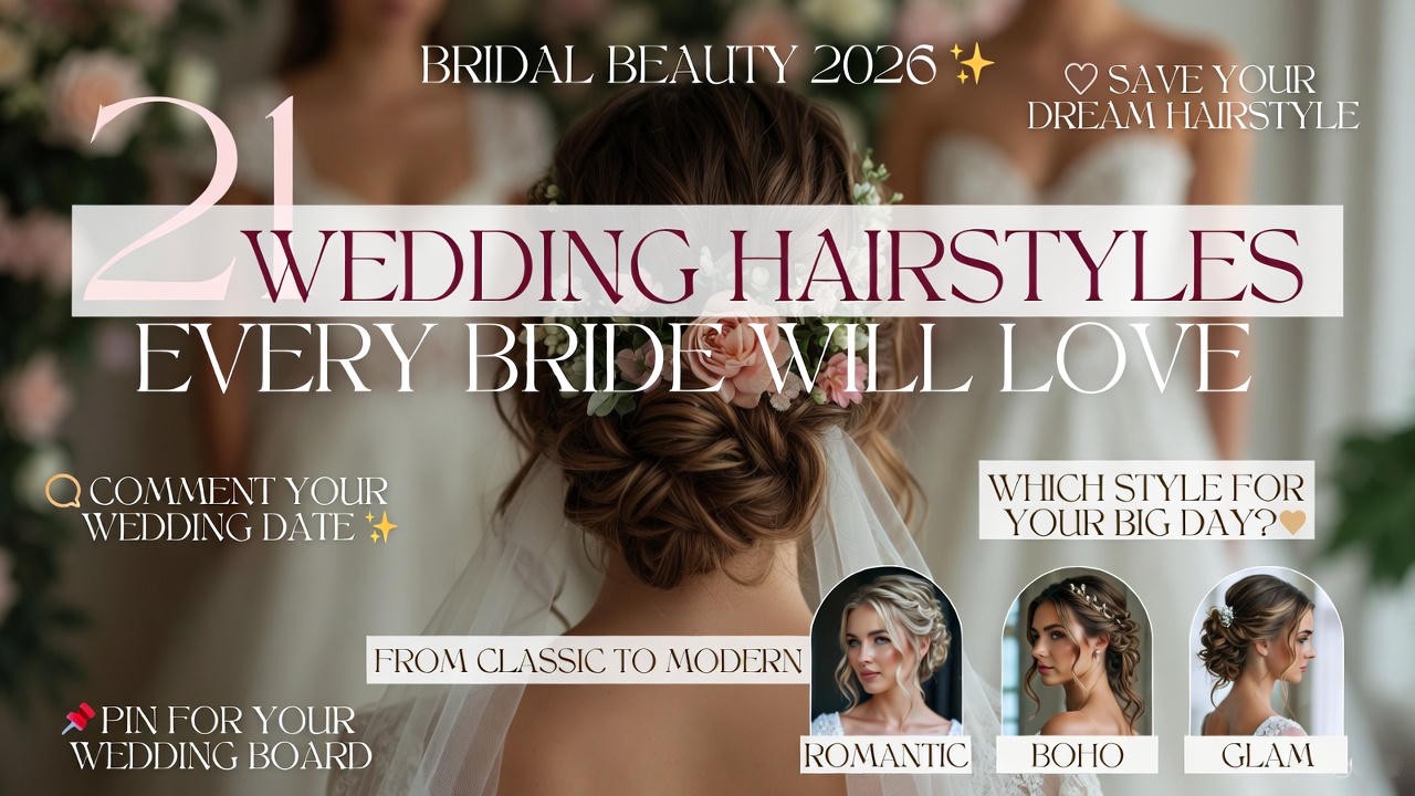 Top 21 Stylish Wedding Hairstyles 2026: Every Bride Will Love