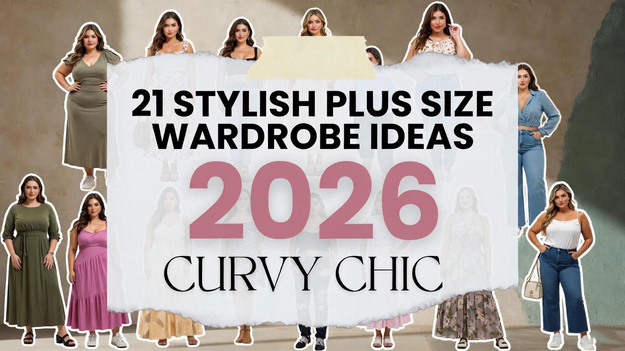 21 Stylish Plus Size Wardrobe Ideas 2026: Curvy Chic