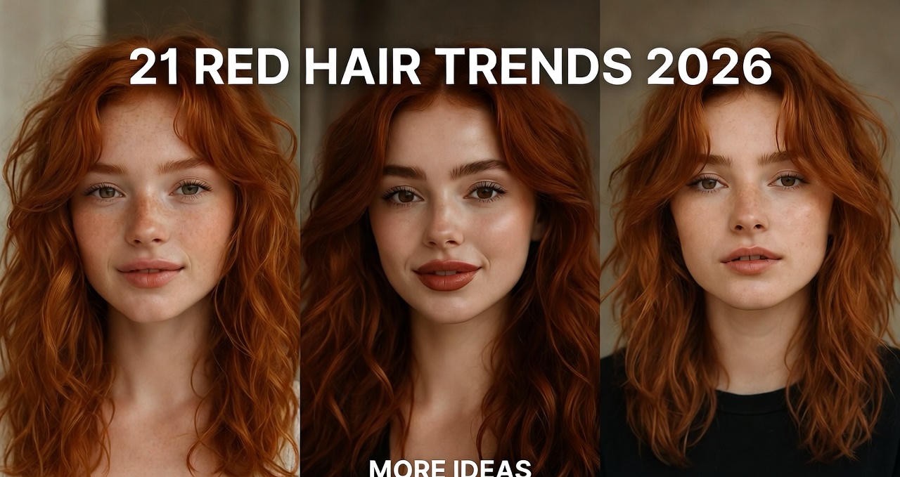21 Red Hair Color Trends 2026: Stunning Shades That Are Too Pretty to Miss