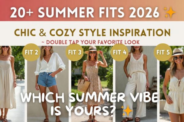 20+ Chic and Cozy Summer Fits 2026 Style Inspiration