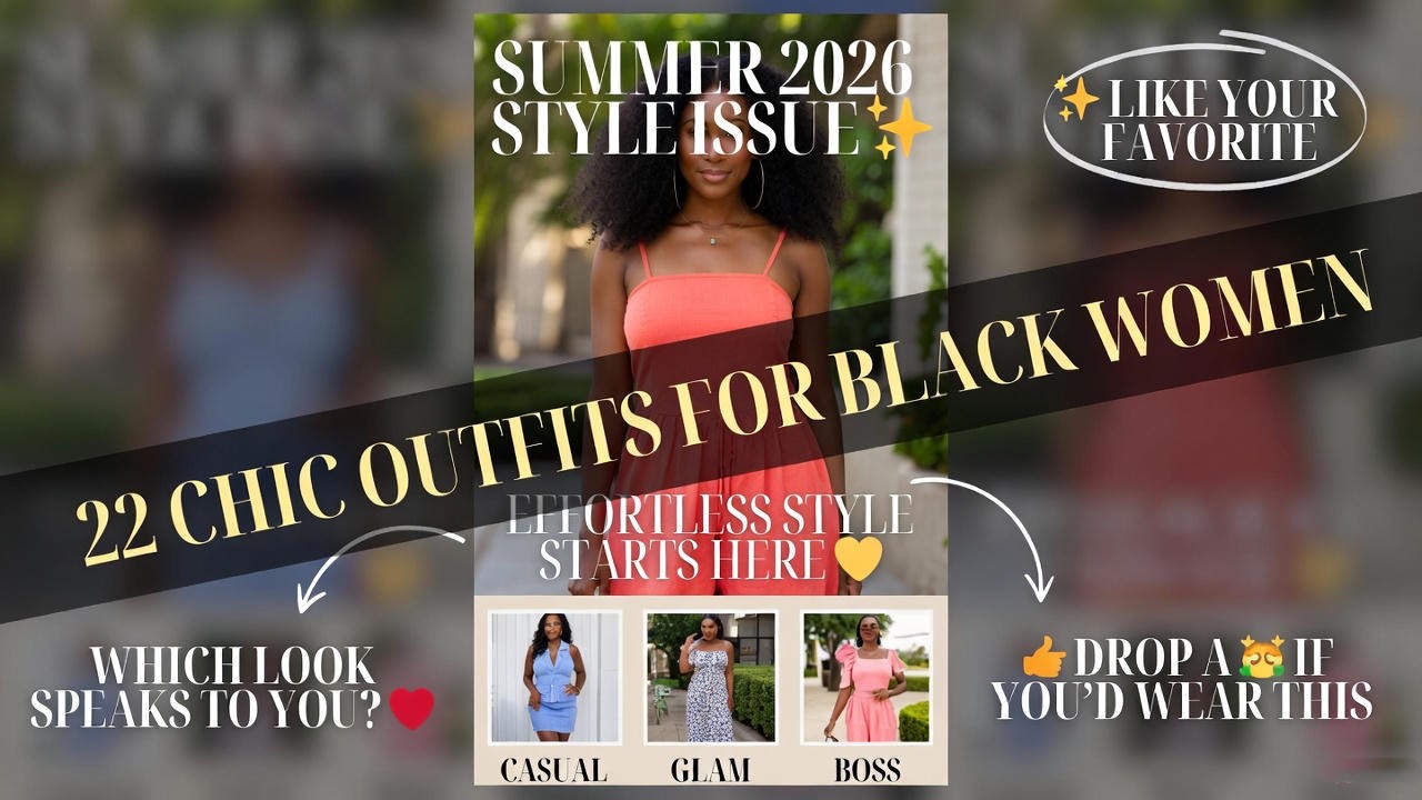 22 Chic Summer Outfits for Black Women 2026: Effortless Style