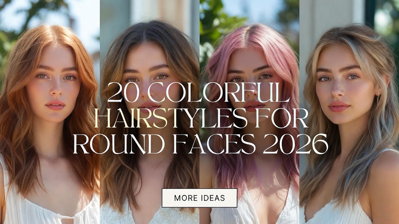 20 Top Colorful Hairstyles for Round Faces 2026: Chic and Sleek