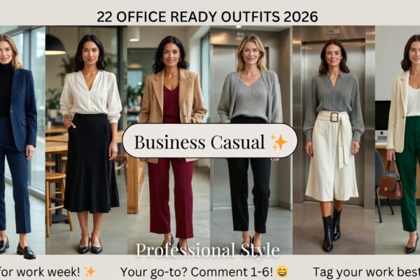 22 Office Ready Outfits for Women 2026: Business Casual
