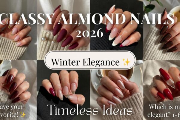 Women Classy Almond Nail Shape Ideas Only 2026 for Winter