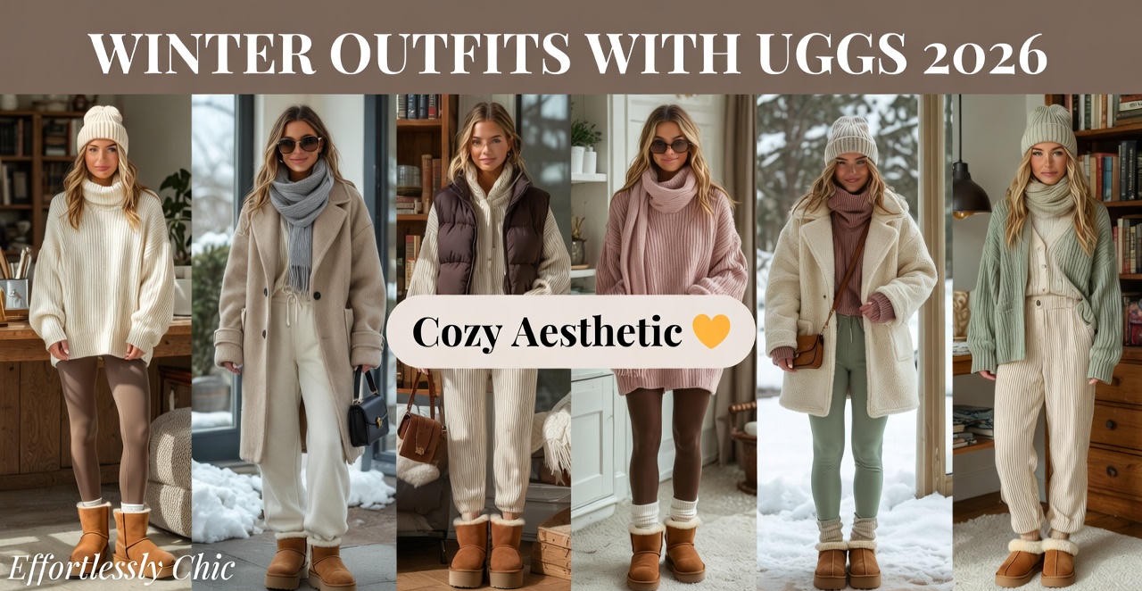 Aesthetic Winter 2026 Outfits with Uggs Inspiration