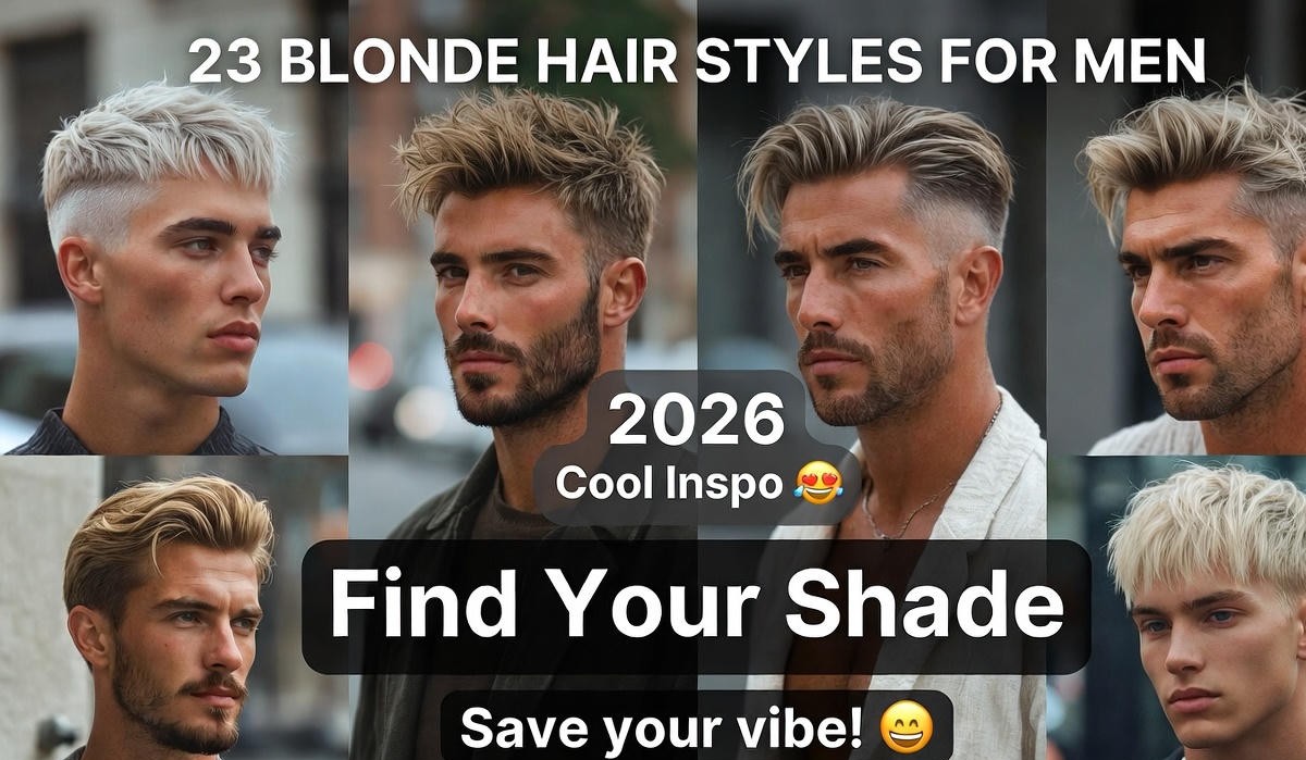 Only 2026 Blonde Hair Inspo for Men: 23 Cool Styles