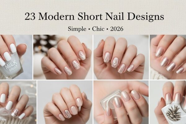 23 Short Nail Designs 2026: Modern and Wearable
