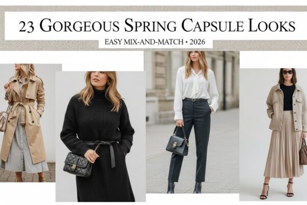 23 Gorgeous Spring Wardrobe Looks 2026: Capsule Style