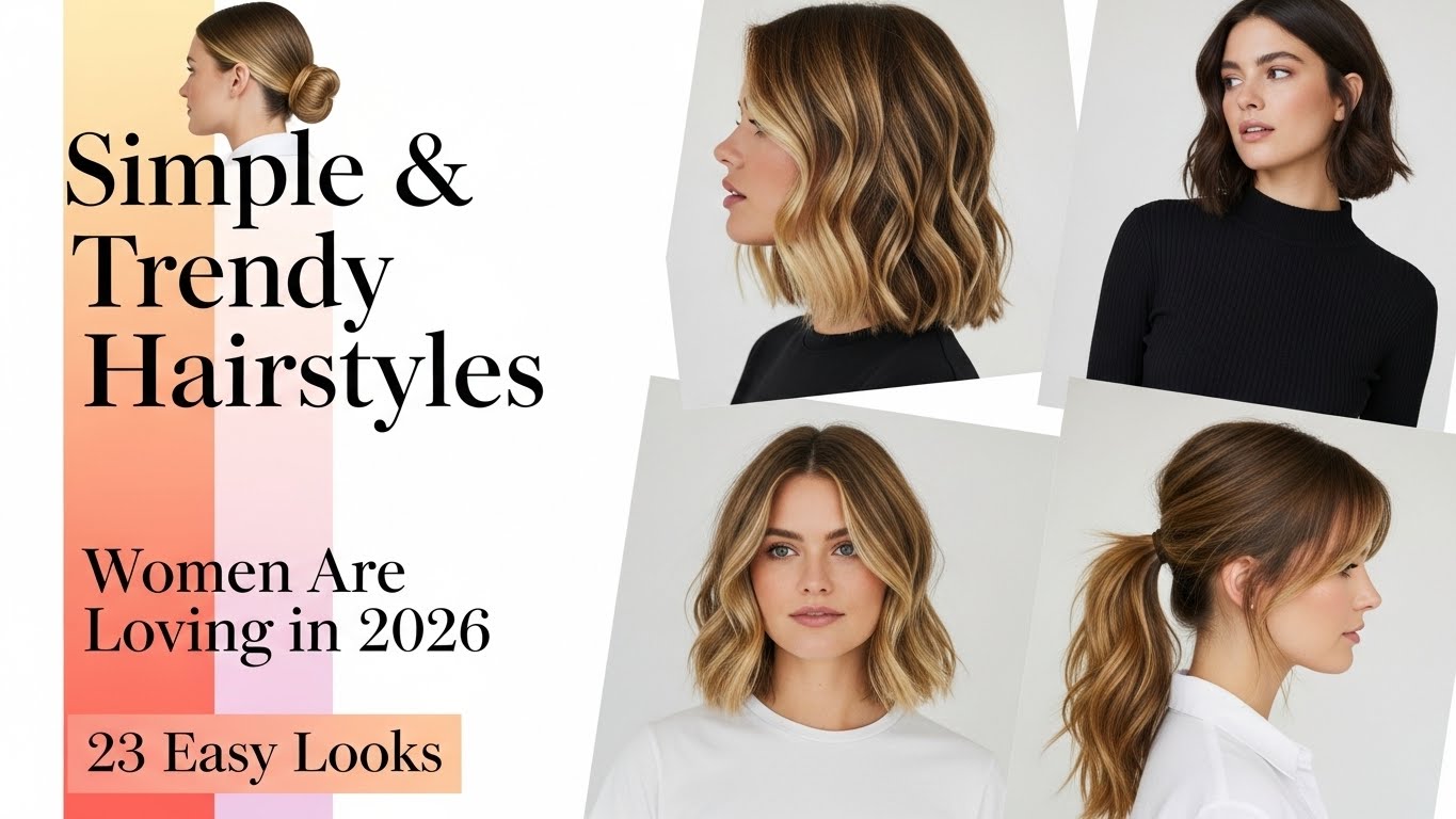 23 Simple and Trendy Hairstyles for Women 2026