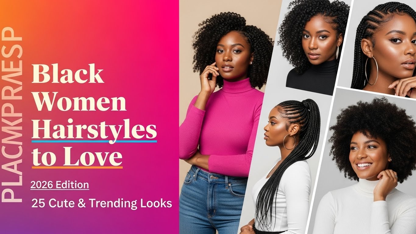 25 Black Women Hairstyle Inspiration 2026: Cute Looks to Try This Year