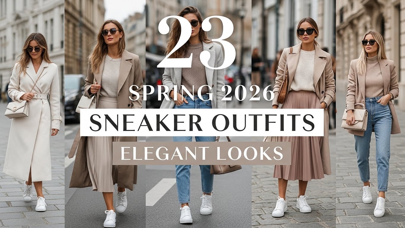 23 Spring 2026 Sneaker Outfit Inspiration: Elegant Looks