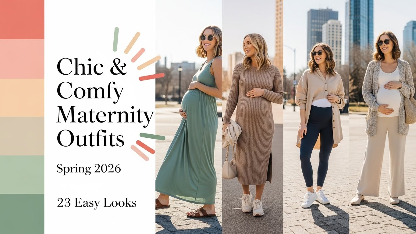 23 Chic and Comfy Spring Outfits for Pregnant Women 2026