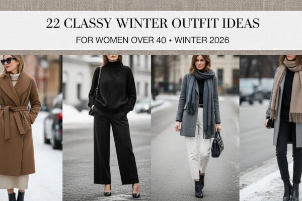 22 Winter 2026 Outfit Ideas for Women Over 40: Stylish and Classy