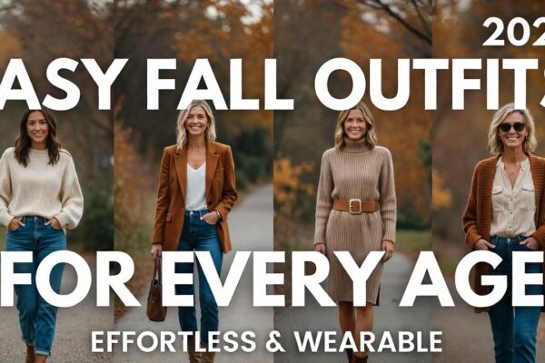 22 Easy Fall Outfit Ideas 2026 for Women of All Ages