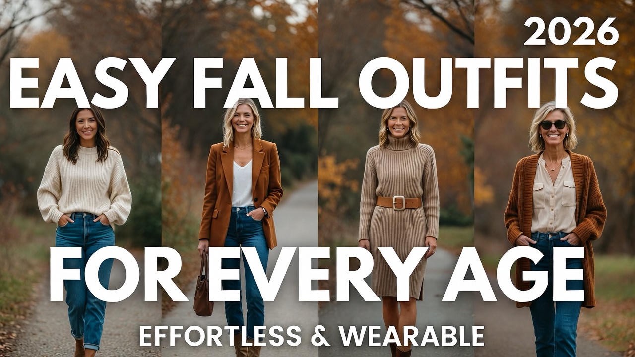 22 Easy Fall Outfit Ideas 2026 for Women of All Ages