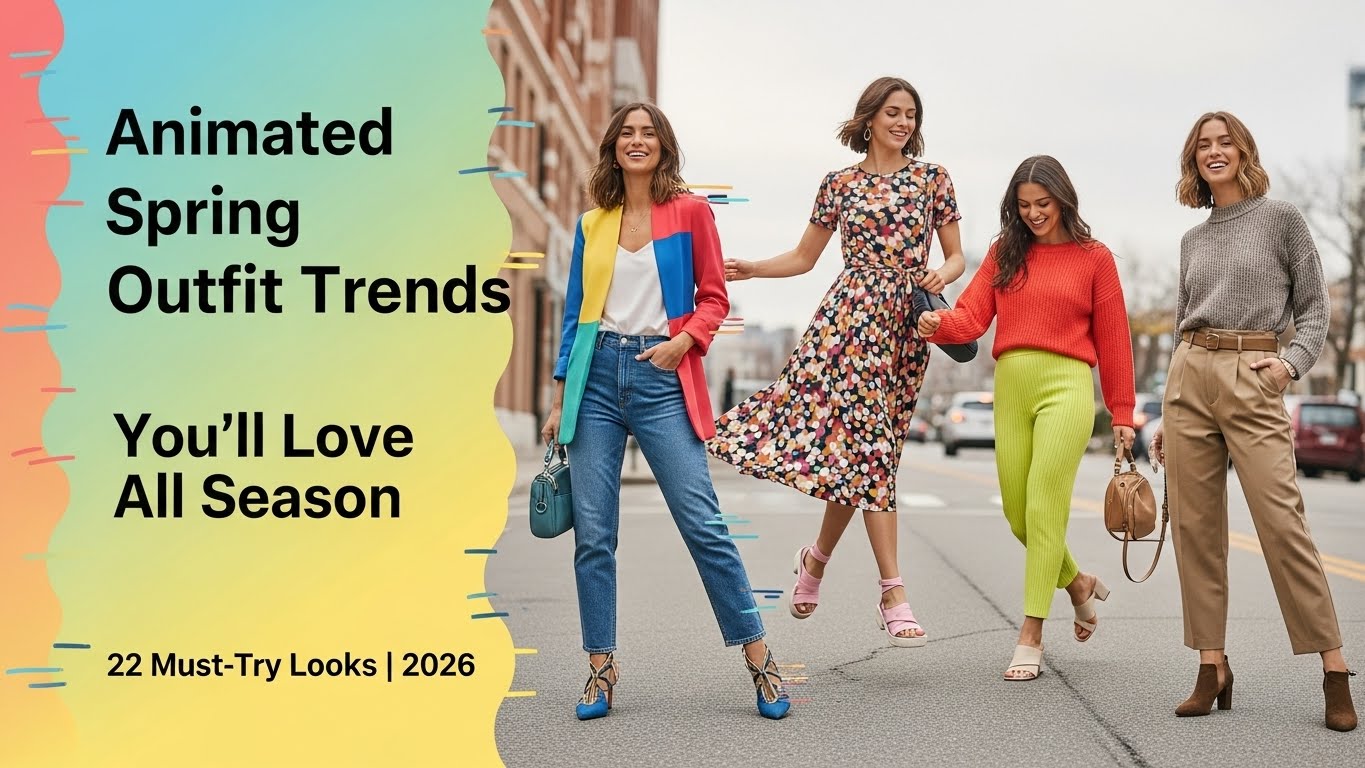 22 Playful Animated Spring Outfits 2026 to Try This Season