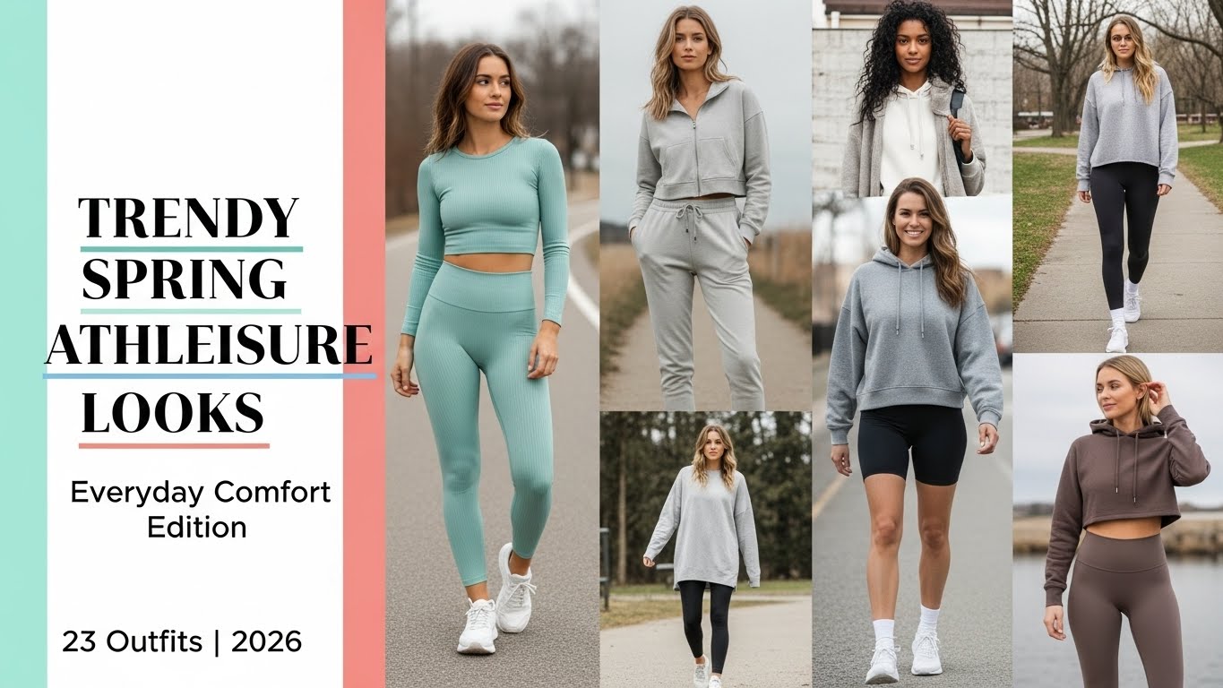 23 Trendy Spring Athleisure Looks 2026 for Everyday Comfort