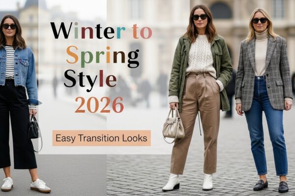 Winter to Spring Outfits 2026: 21 Easy Transition Looks