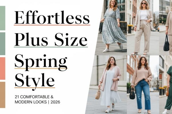 Effortless Plus Size Looks for Spring 2026: 21 Comfortable & Modern Outfits