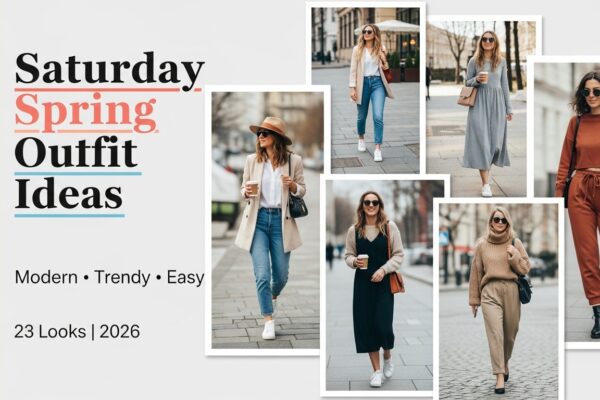 23 Saturday Spring Outfit Ideas 2026 That Feel Modern, Trendy & Easy to Wear