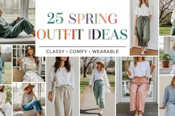 Classy Comfy Spring Outfits 2026: 25 Effortless Everyday Looks