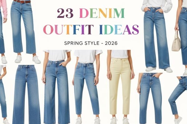 Must-Have Spring Jeans Outfits 2026: 23 Casual & Classy Denim Looks