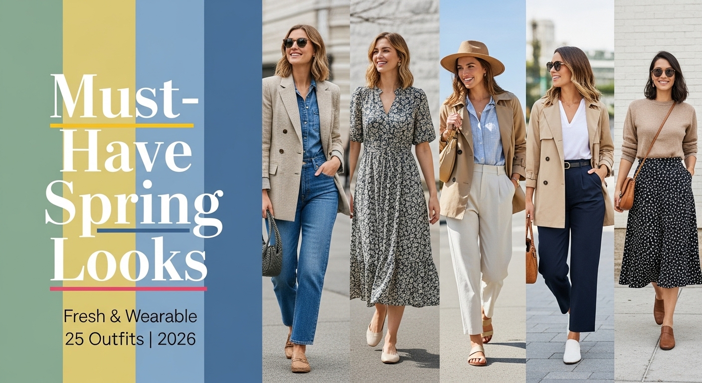 Must-Have Looks for Spring 2026 – 25 Fresh & Wearable Outfits