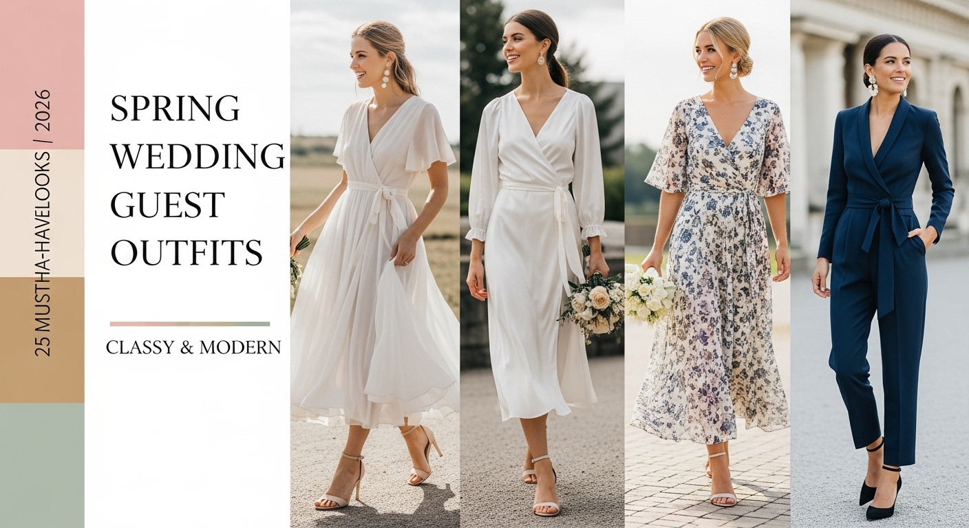Must-Have Spring Wedding Guest Outfits 2026: 25 Classy & Modern Looks