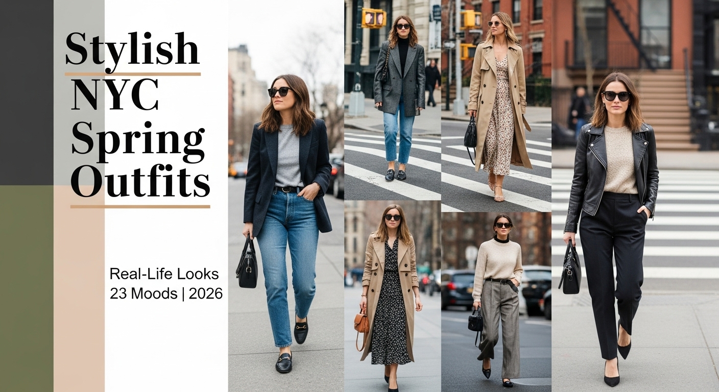 Stylish NYC Spring Outfits 2026: 23 Real-Life Looks for Every Mood