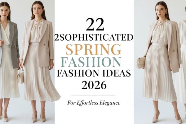 22 Sophisticated Spring Fashion Ideas 2026 for Effortless Elegance