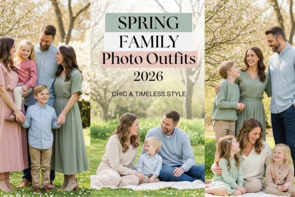 23 Spring Family Photo Outfit Ideas 2026 That Look Chic & Timeless