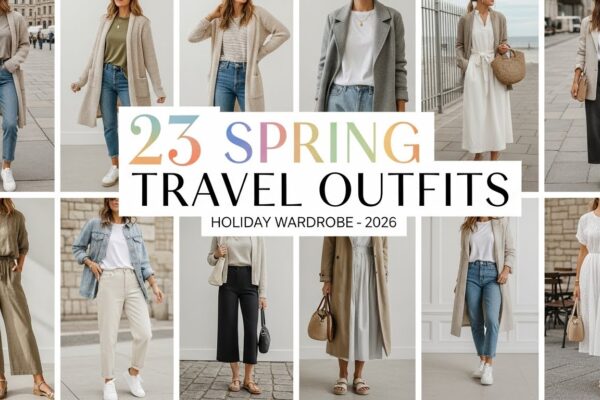 23 Travel-Ready Spring Outfits 2026 for Your Holiday Wardrobe