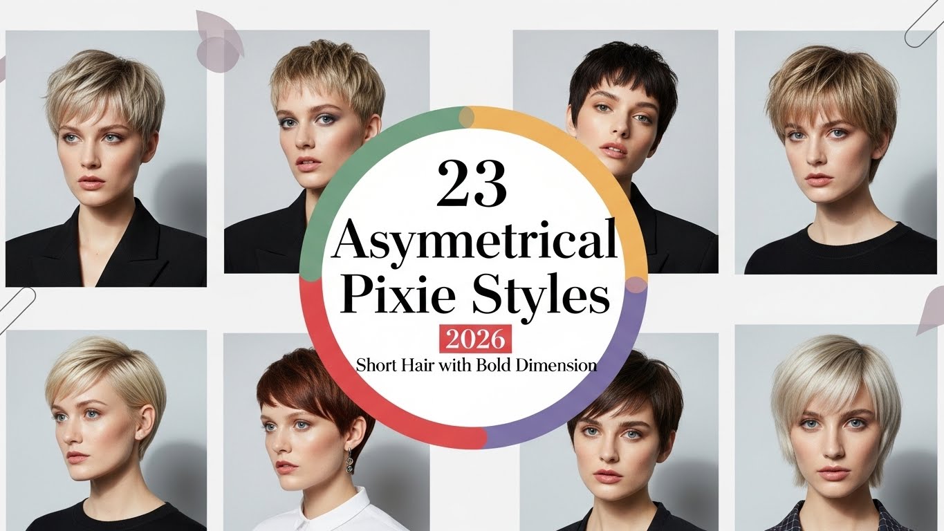 Asymmetrical Pixie Haircuts 2026: 23 Short Styles with Bold Dimension