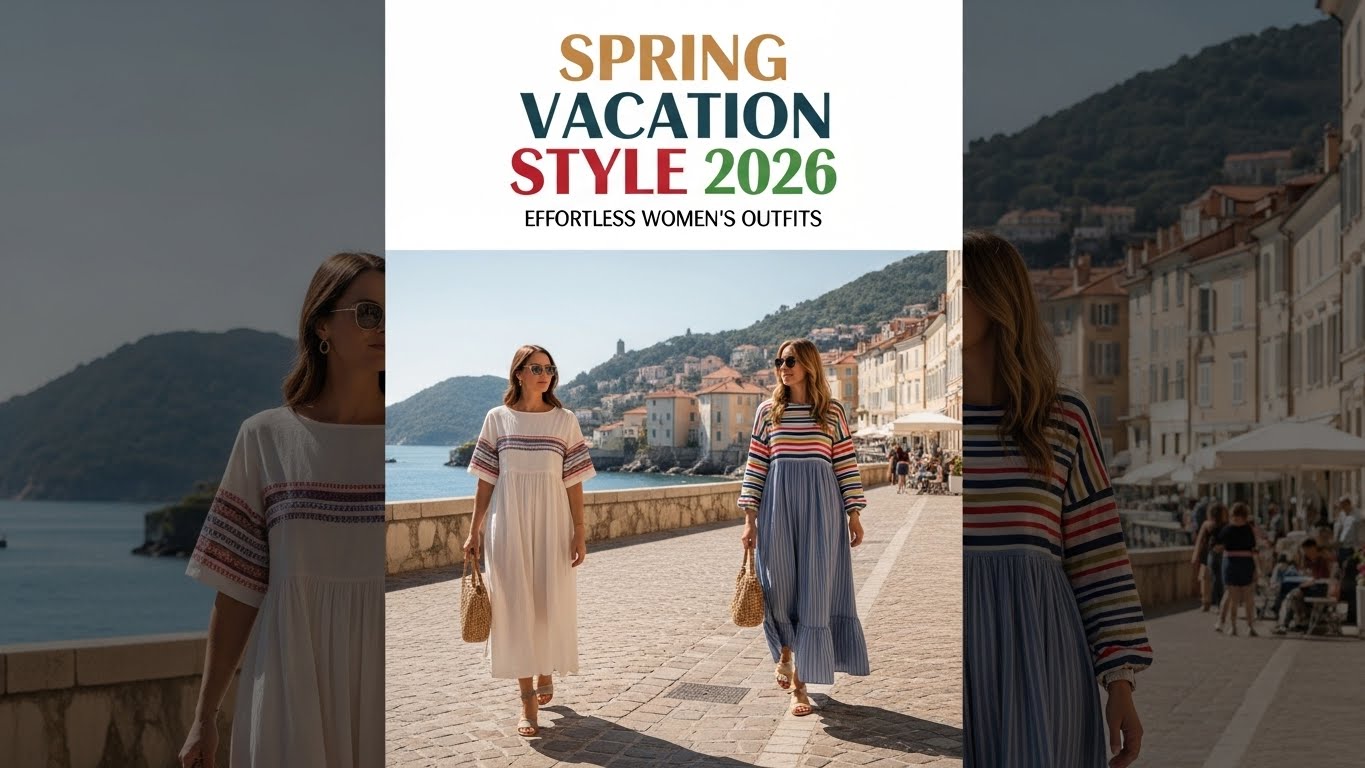 Spring Vacation Women Style 2026: 25 Effortless Outfits You Can Wear Anywhere