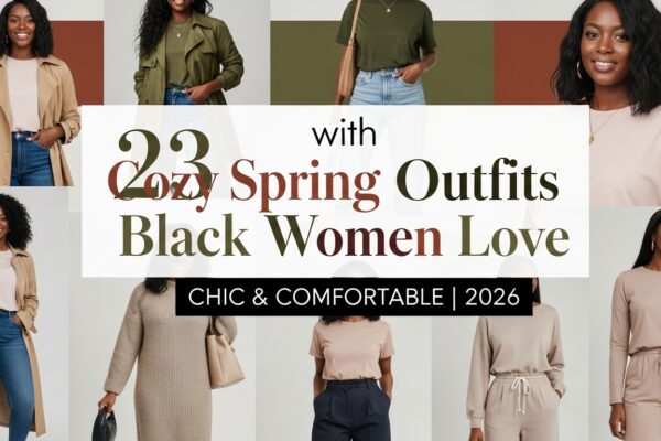 23 Spring Outfit Ideas 2026 for Black Women That Feel Cozy & Chic
