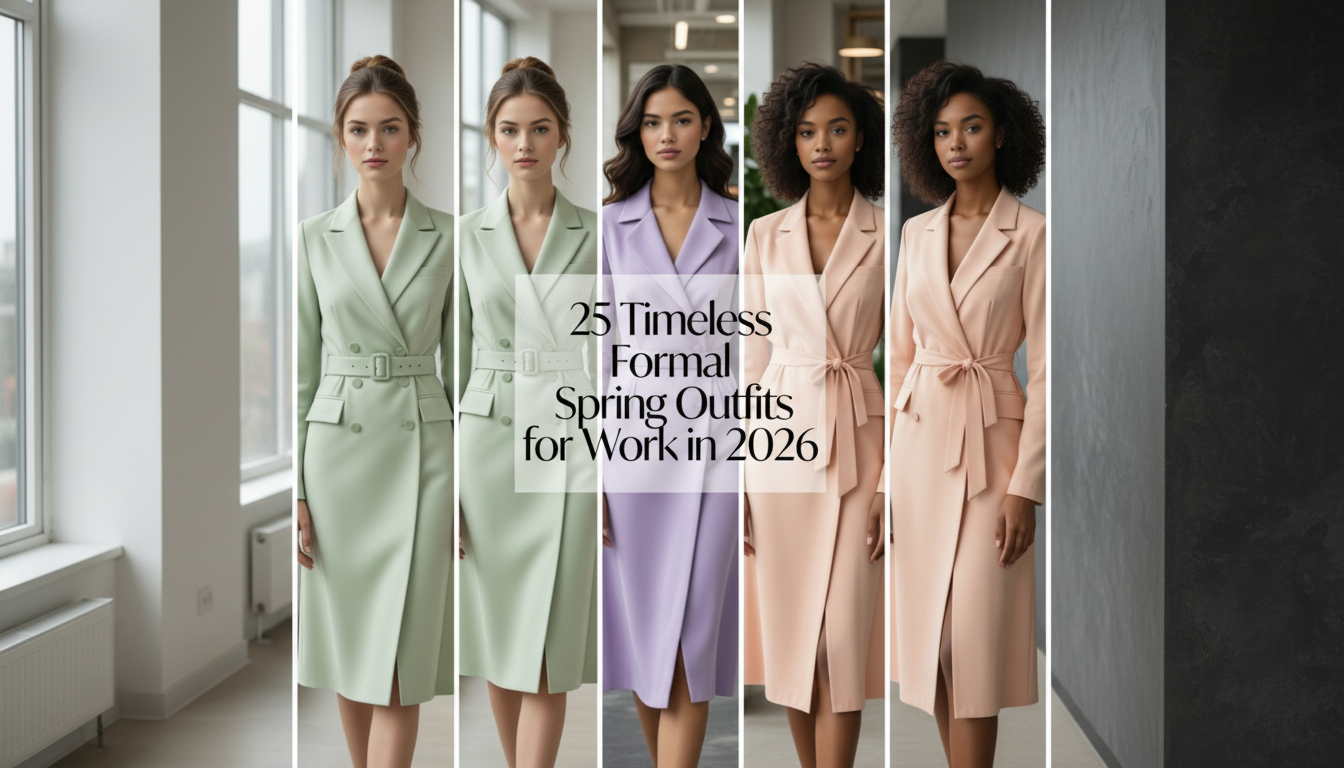 Women's Office Style 2026: 25 Formal Spring Outfit Ideas
