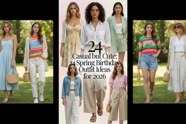 Easy Spring Birthday Style: 24 Casual Outfit Ideas 2026