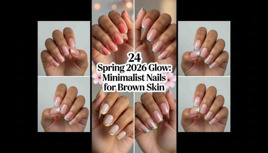 24 Trendy Minimal Nail Ideas for Brown Skin – Spring 2026