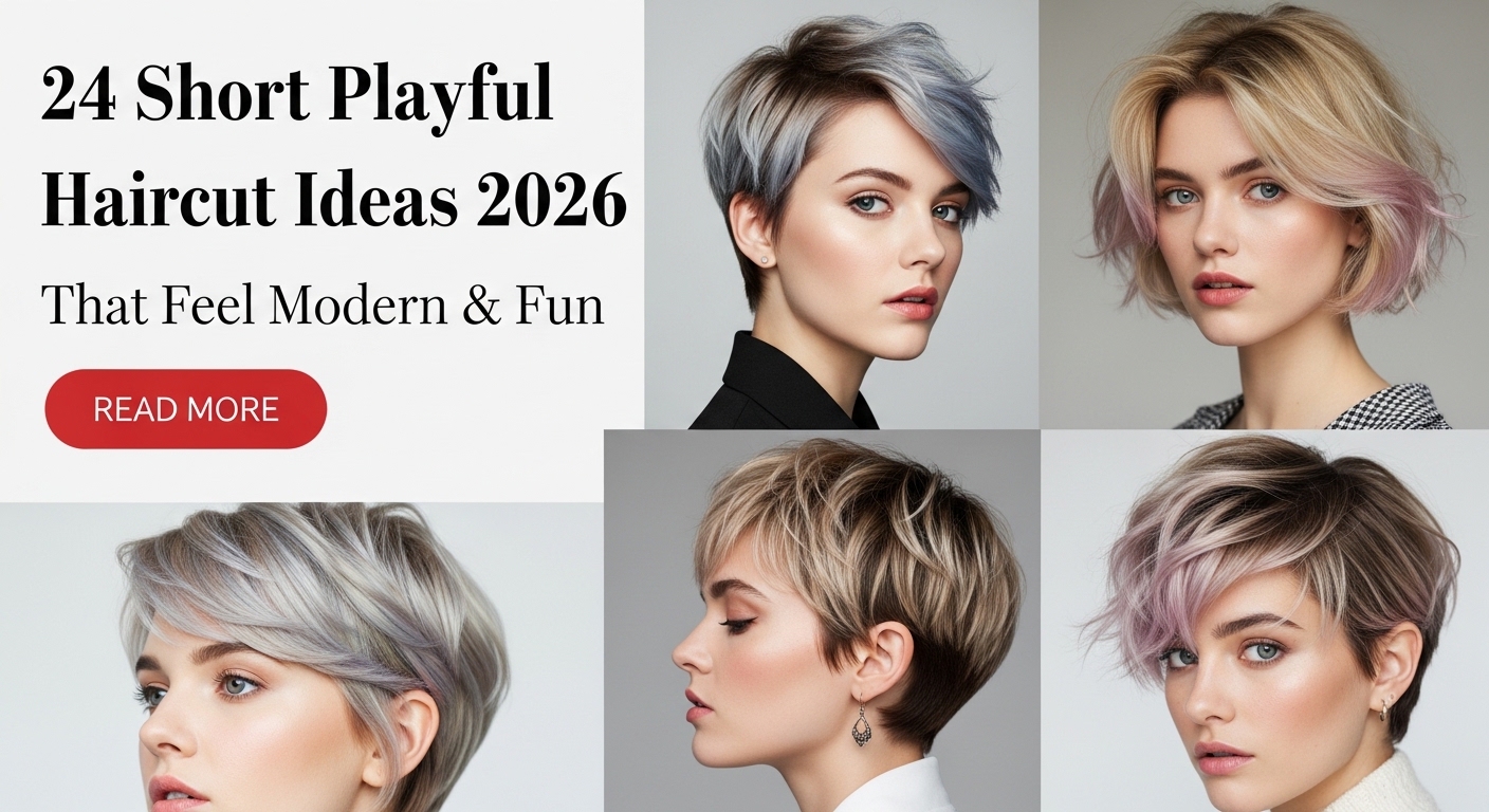 24 Short Playful Spring Haircut Ideas 2026 That Feel Modern & Fun