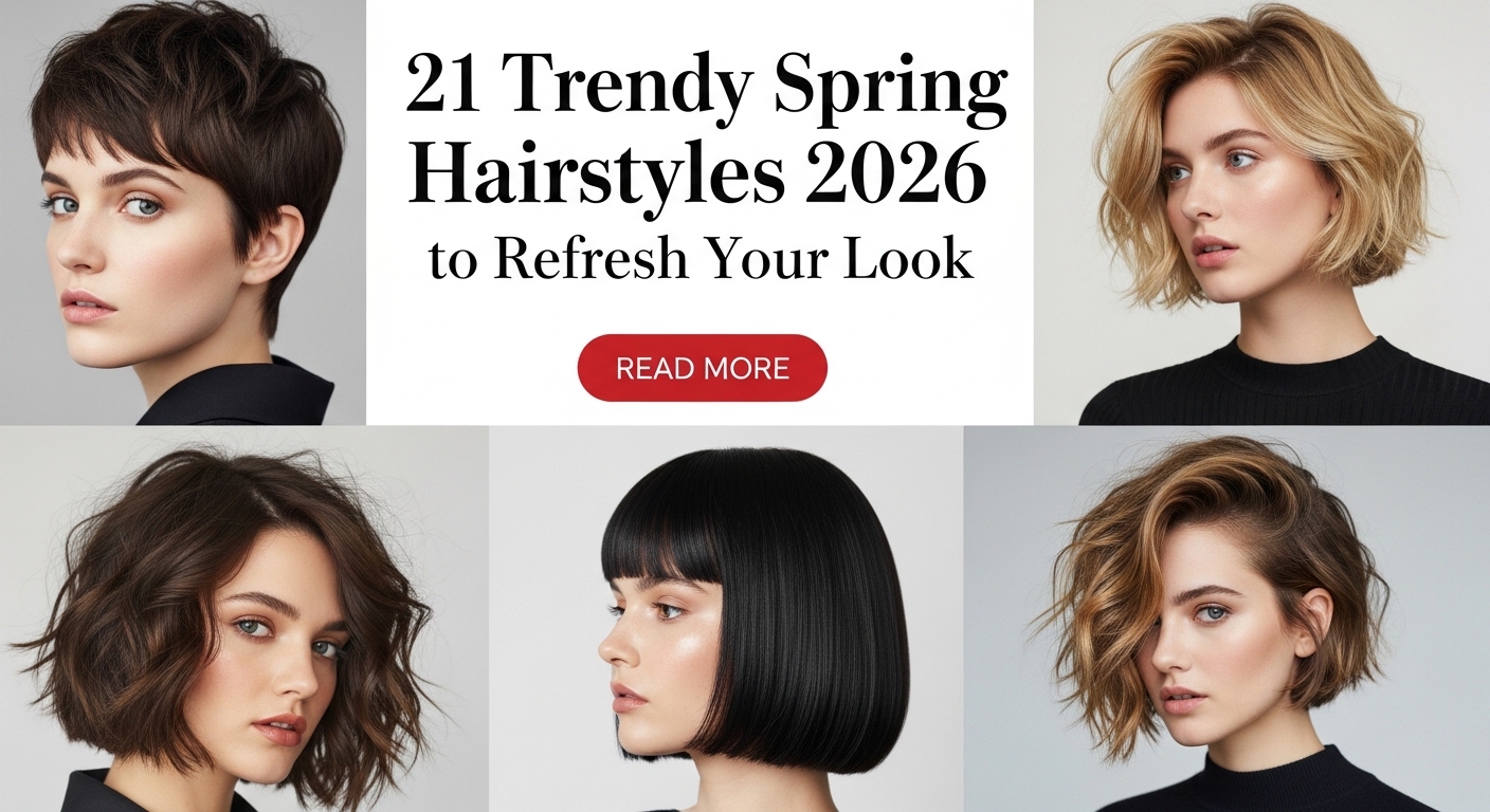 21 Trendy Short Spring Hairstyles 2026 to Refresh Your Look